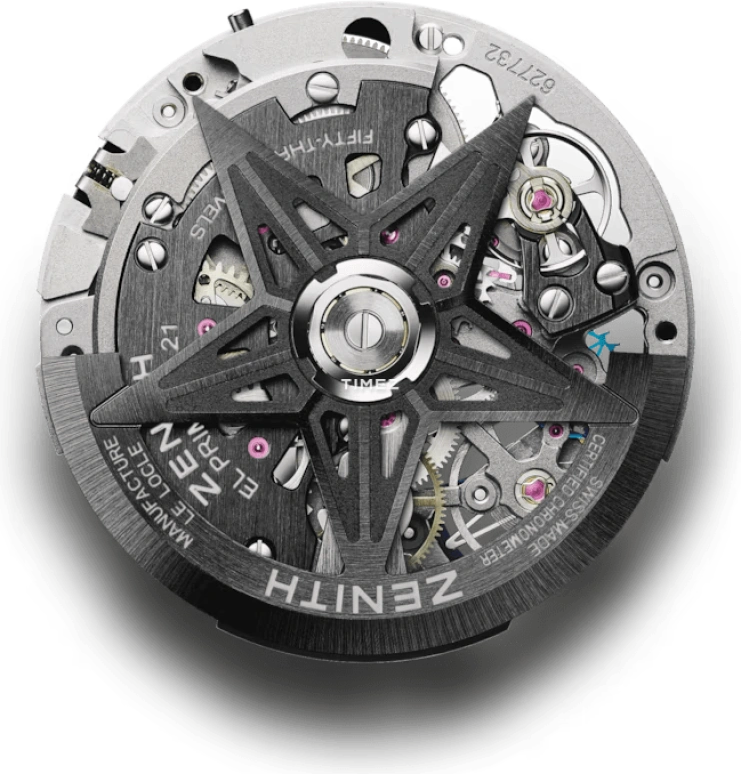 Zenith,Defy Extreme 45mm,45mm,Carbon,Multi-Color,Luminous,Black,Automatic,Chronograph,Power Reserve Indicator,10,10.9100.9004-5/27.I307