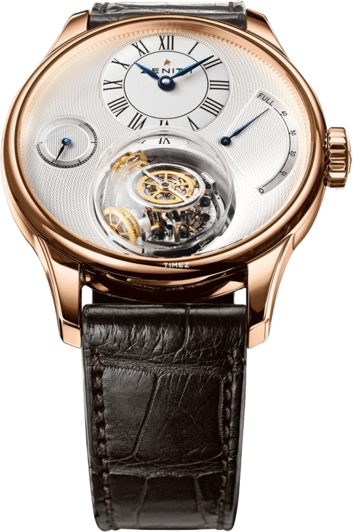 Zenith,Academy 45mm,45mm,Rose Gold,Silver White,Handwound,50hours,In-house Caliber,18,18.2210.8804/01.C631