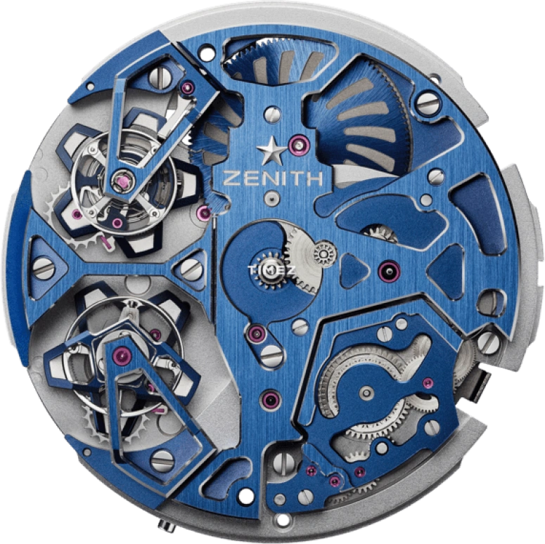 Zenith,Defy 44mm,44mm,Platinum,Skeleton,Automatic,Chronograph,Power Reserve Indicator,Tourbillon,40,40.9000.9020/78.R582