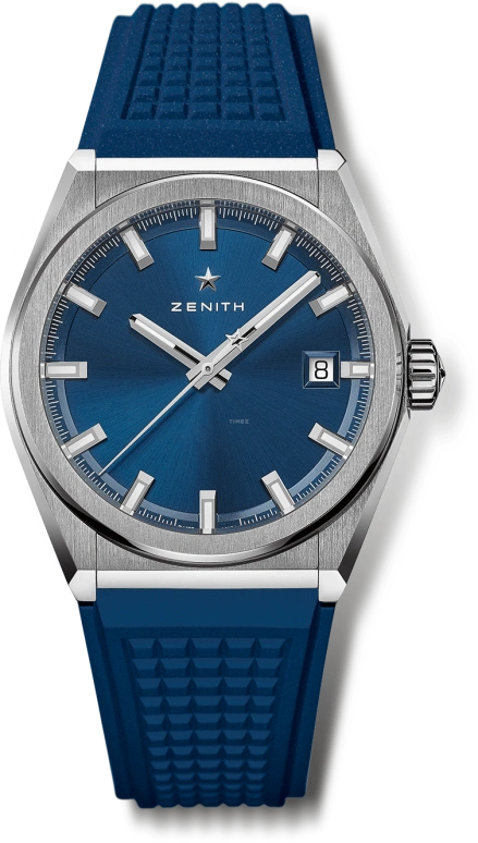 Zenith,Defy 41mm,41mm,Titanium,Blue,Automatic,Date,50hours,95,95.9000.670/51.R790