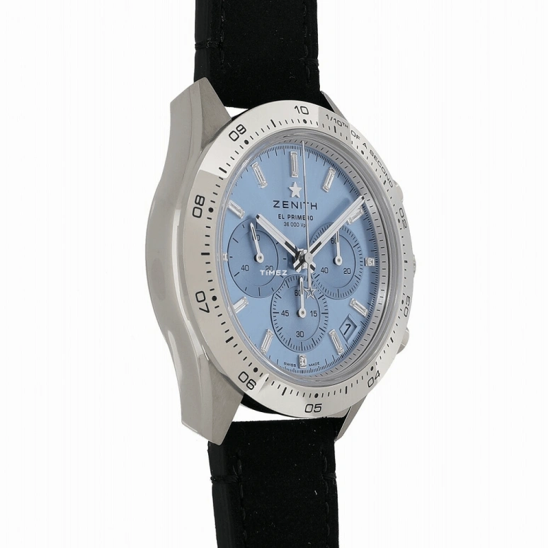 Zenith,Chronomaster Sport 41mm,41mm,White Gold,Blue,Automatic,Chronograph,Day,65,65.3103.3600/53.C920