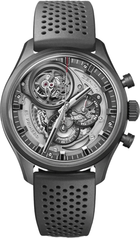 Zenith,Chronomaster 45mm,45mm,Ceramic,Luminous,Black,Automatic,Chronograph,Tourbillon,49,49.2520.4035/98.R576