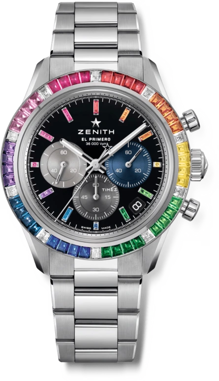 Zenith,Chronomaster Sport 41mm,41mm,White Gold,Black,Silver,Blue,Automatic,Chronograph,Day,45,45.3104.3600/21.M3100