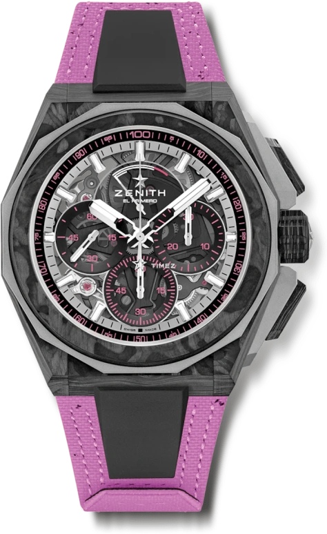 Zenith,Defy Extreme 45mm,45mm,Titanium,Carbon,Skeleton,Automatic,Chronograph,Power Reserve Indicator,10,10.9100.9004-2/24.I301