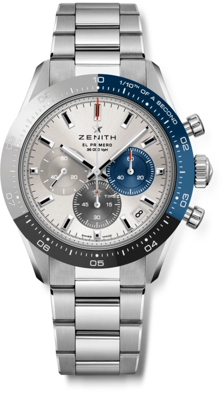 Zenith,Chronomaster Sport 41mm,41mm,Stainless Steel,Silver,Automatic,Chronograph,Day,03,03.3103.3600/69.M3100