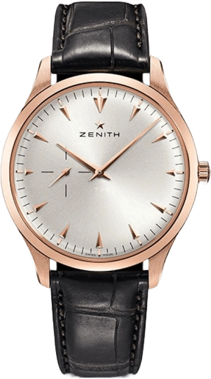 Zenith,Elite 40mm,40mm,Rose Gold,Silver,Automatic,Chronograph,55hours,18,18.2010.681/01.C498