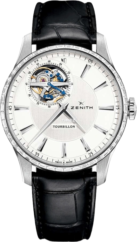 Zenith,Elite 40mm,40mm,White Gold,Grey,Automatic,Tourbillon,In-house Caliber,45,45.2190.4041/01.C493