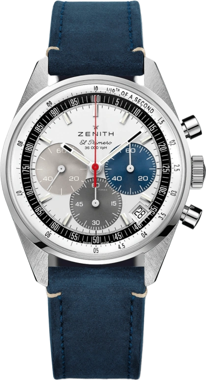 Zenith,Chronomaster 38mm,38mm,Stainless Steel,White,Automatic,Chronograph,Day,03,03.3200.3600/69.C902