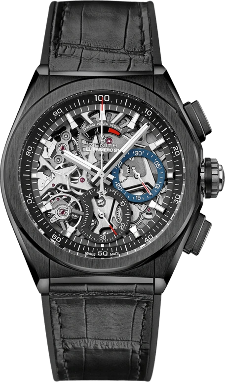 Zenith,Defy 44mm,44mm,Ceramic,Skeleton,Automatic,Chronograph,Day,Power Reserve Indicator,24,24.9000.9004/78.R582