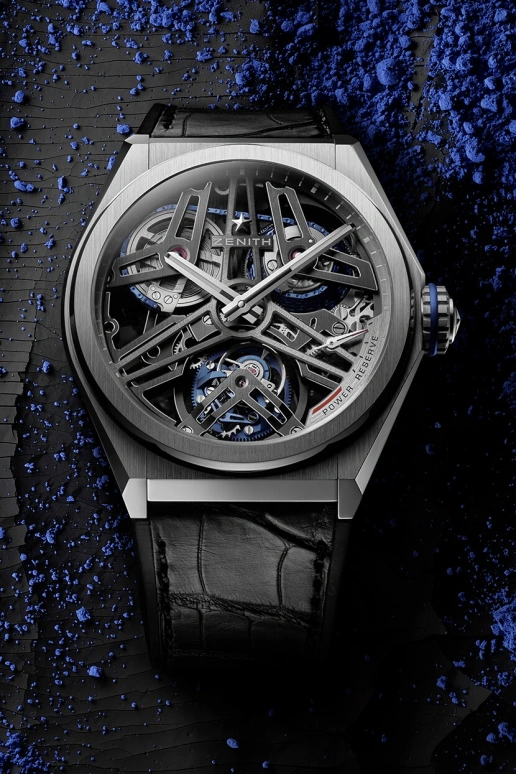 Zenith,Defy 44mm,44mm,Carbon,Skeleton,Handwound,Power Reserve Indicator,Tourbillon,Chain & Fusée,10,10.9000.4805/78.R916