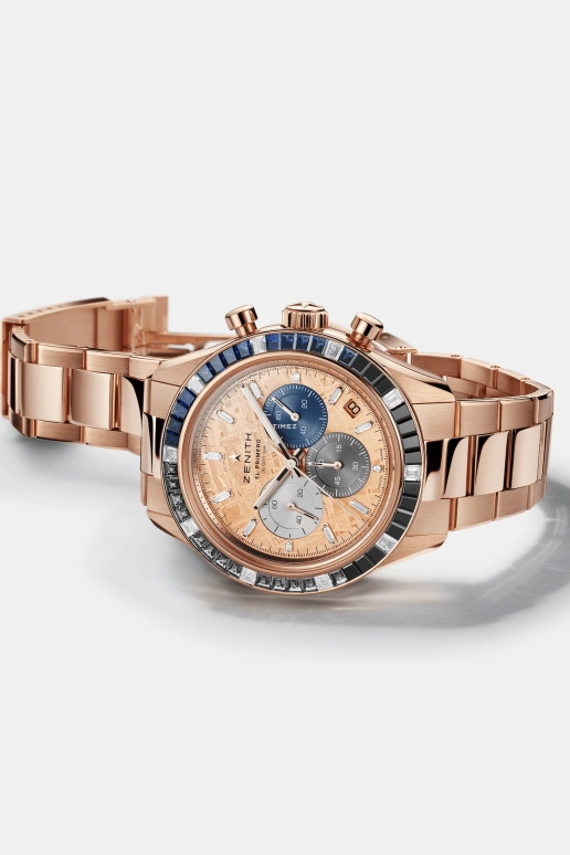 真力时,Chronomaster运动 41毫米,41毫米,玫瑰金,玫瑰金色,自动上弦,计时,日历,22,22.3100.3600/69.M3100