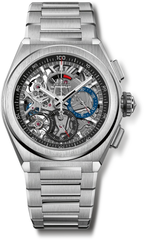 Zenith,Defy 44mm,44mm,Titanium,Skeleton,Automatic,Chronograph,Day,Power Reserve Indicator,95,95.9000.9004/78.M9000