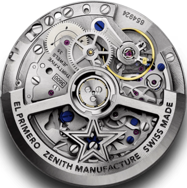 真力时,Chronomaster运动 41毫米,41毫米,精钢,绿色,自动上弦,计时,日历,03,03.3117.3600/56.M3100
