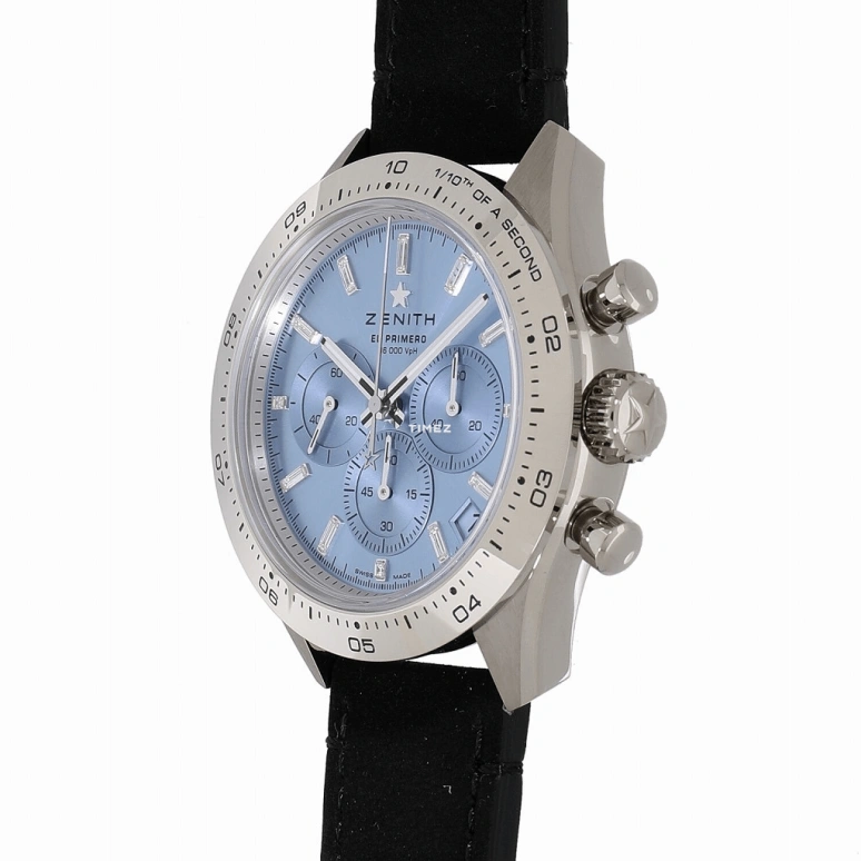 Zenith,Chronomaster Sport 41mm,41mm,White Gold,Blue,Automatic,Chronograph,Day,65,65.3103.3600/53.C920