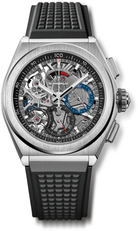 Zenith,Defy 44mm,44mm,Titanium,Skeleton,Automatic,Chronograph,Day,Power Reserve Indicator,95,95.9000.9004/78.R782