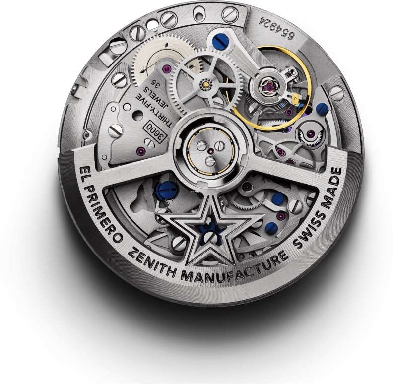 真力时,Chronomaster运动 41毫米,41毫米,不锈钢,白色,自动上弦,计时,日历,03,03.3100.3600/69.R951