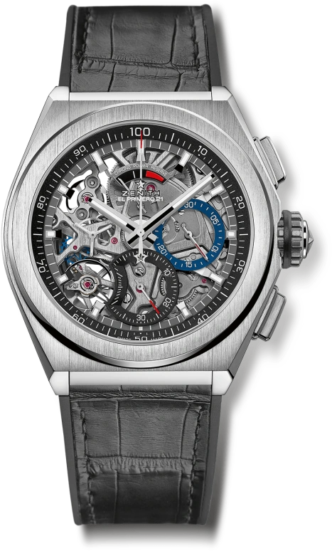 Zenith,Defy 44mm,44mm,Titanium,Skeleton,Automatic,Chronograph,Day,Power Reserve Indicator,95,95.9000.9004/78.R582