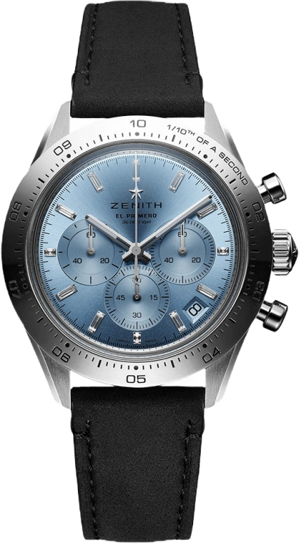 Zenith,Chronomaster Sport 41mm,41mm,White Gold,Blue,Automatic,Chronograph,Day,65,65.3103.3600/53.C920