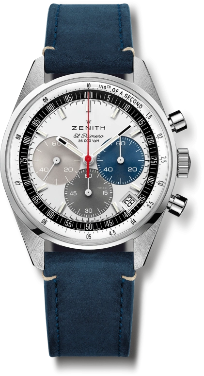 Zenith,Chronomaster 38mm,38mm,Stainless Steel,White,Automatic,Chronograph,Day,03,03.3200.3600/69.C902